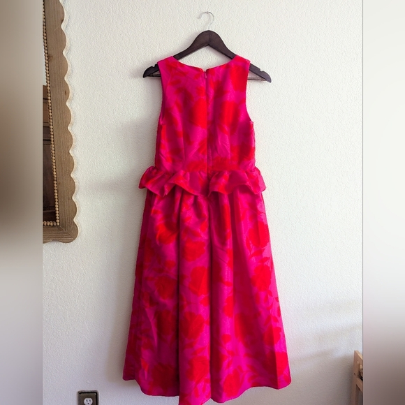 Kate Spade X Target Collab Pink And Orange Ruffle Dress - Picture 2 of 4